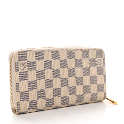 Louis Vuitton Damier Azur Zippy Wallet 3 of 9