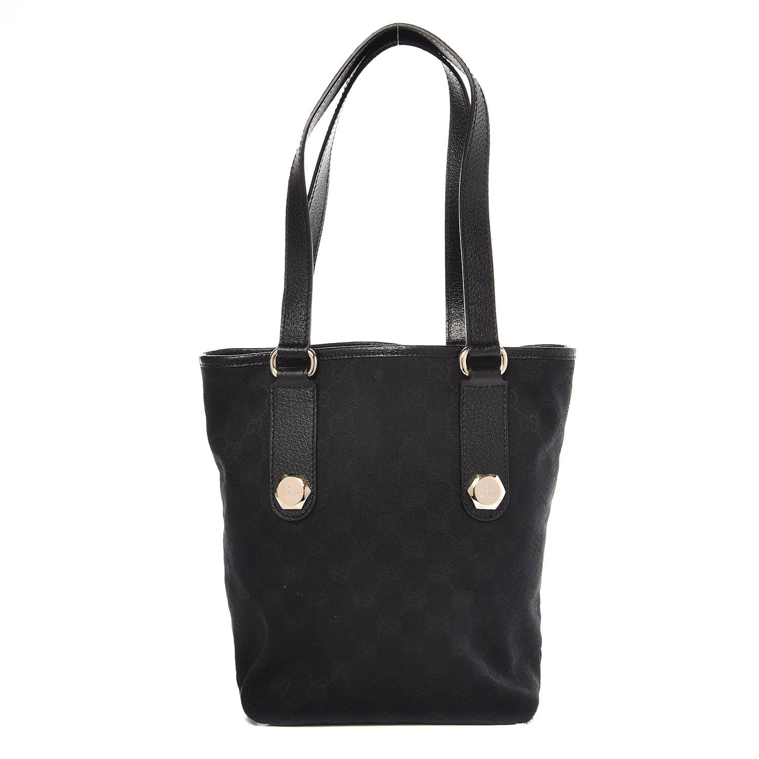 Gucci Monogram Small Charmy Tote Black 1 of 7
