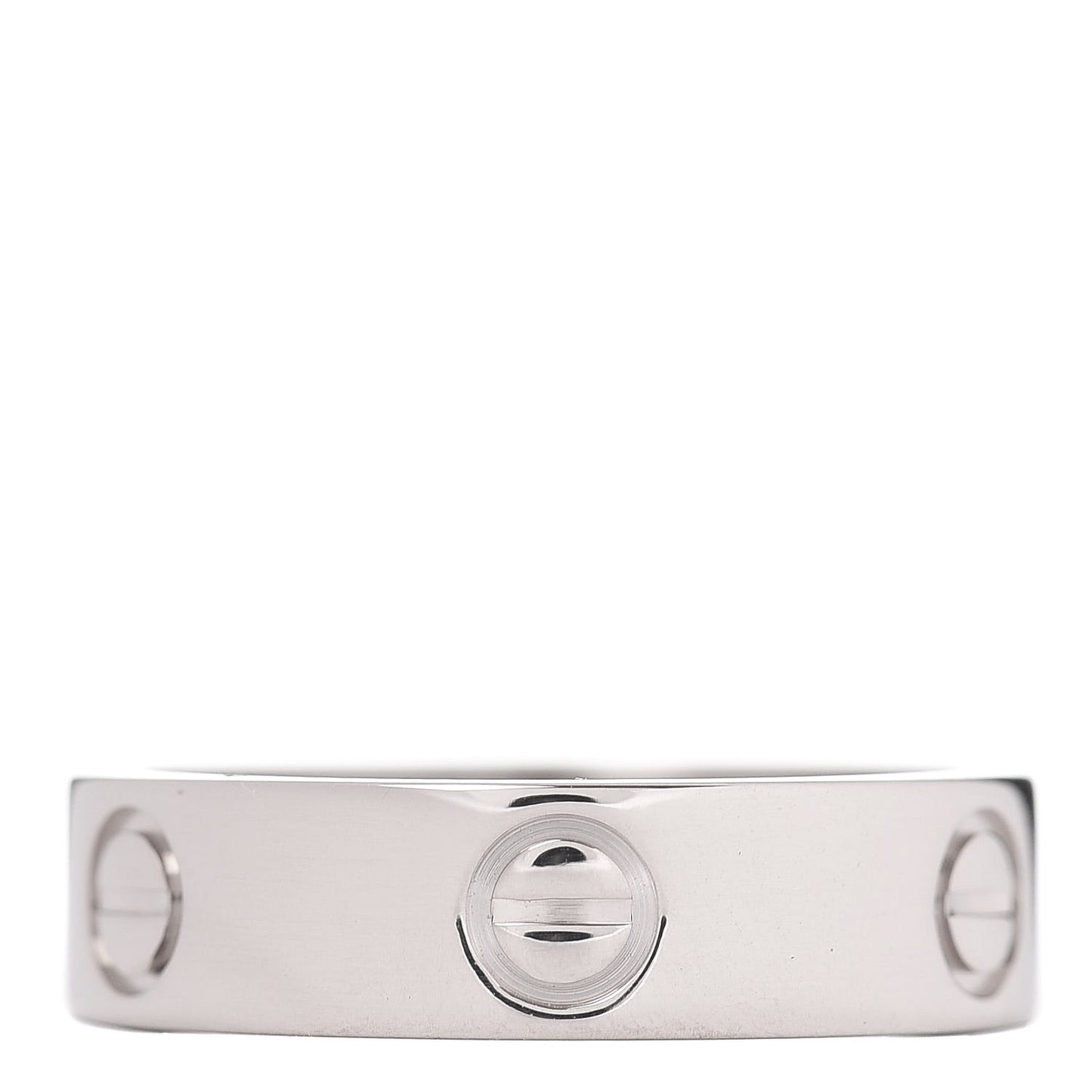 18K White Gold 5.5mm LOVE Ring 56 7.5