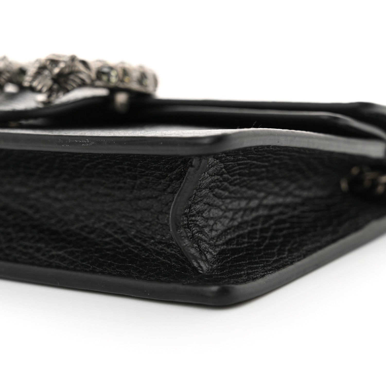 Gucci Calfskin Super Mini Dionysus Shoulder Bag Black 9 of 9