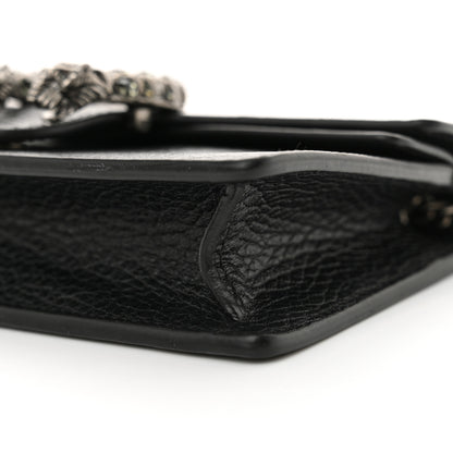 Gucci Calfskin Super Mini Dionysus Shoulder Bag Black 9 of 9