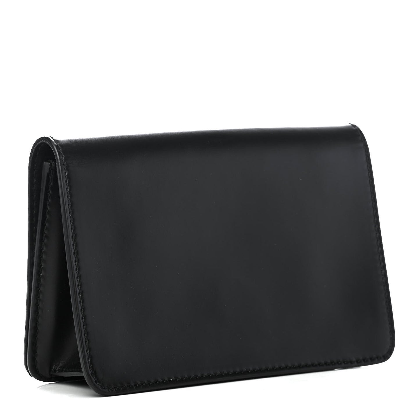 Smooth Calfskin Dio(r)evolution Flap Clutch Black