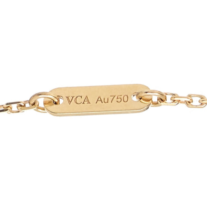 Van Cleef & Arpels 18K Yellow Gold Diamond Mini Frivole Bracelet 4 of 6