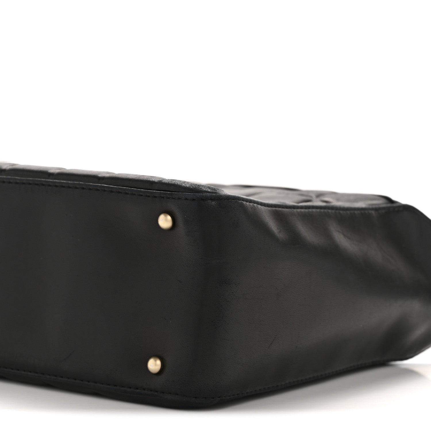 Chanel Lambskin Quilted Medium Chocolate Bar Shoulder Bag Black 10 of 13