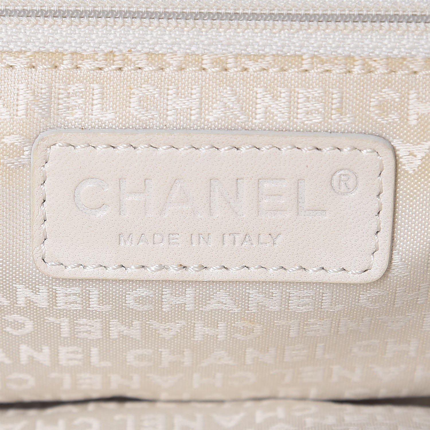 Chanel Lambskin Square Quilted Single Flap White 13 of 14