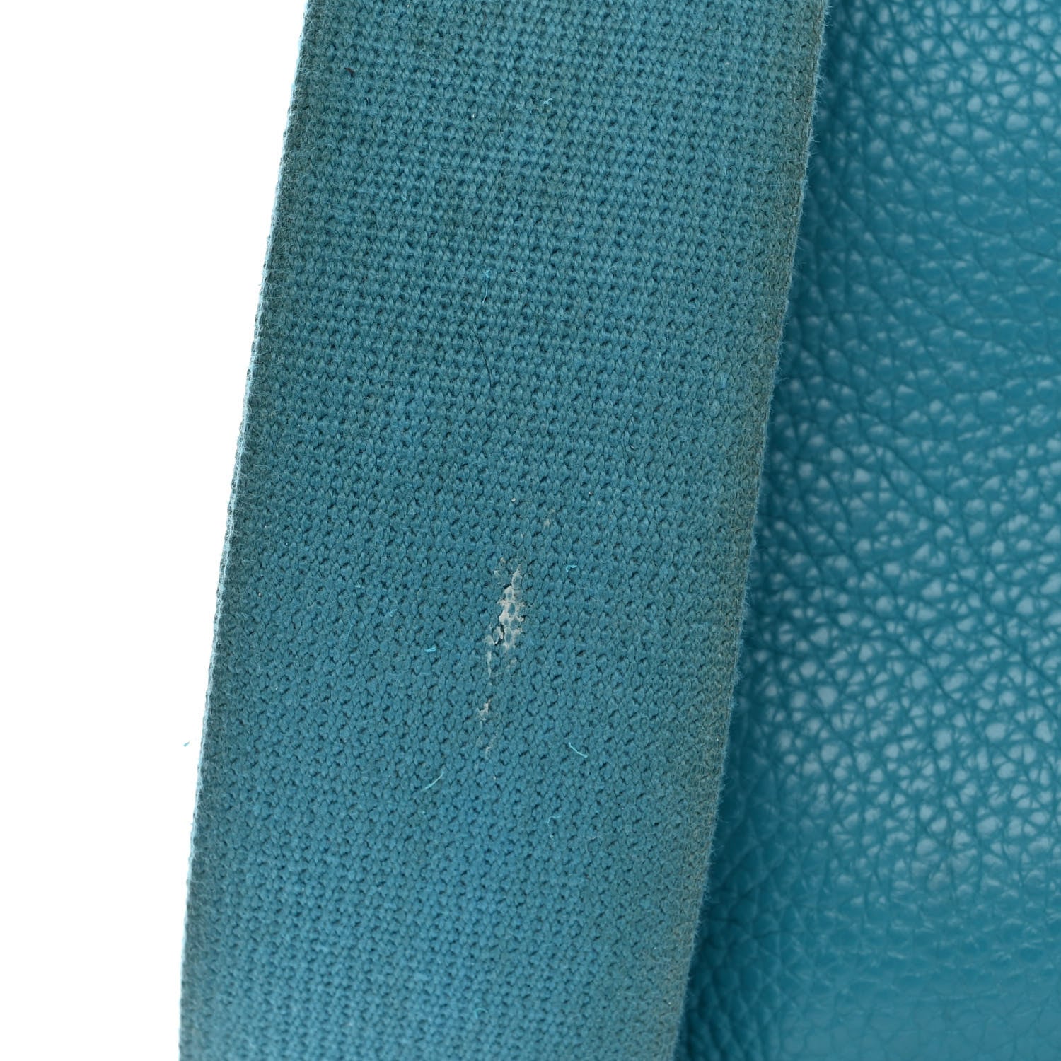 Hermes Taurillon Clemence Evelyne III GM Turquoise 13 of 15