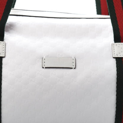 Gucci Nylon Microguccissima Gym Bag White 12 of 12