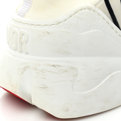 Christian Dior Neoprene Rubber Union Print Womens D-Connect Sneakers 40 Off White 11 of 21