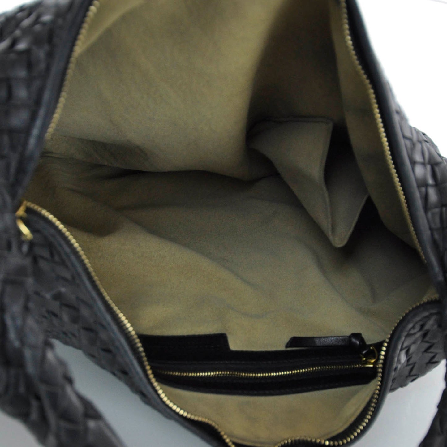 Nappa Intrecciato Large Veneta Nero Black
