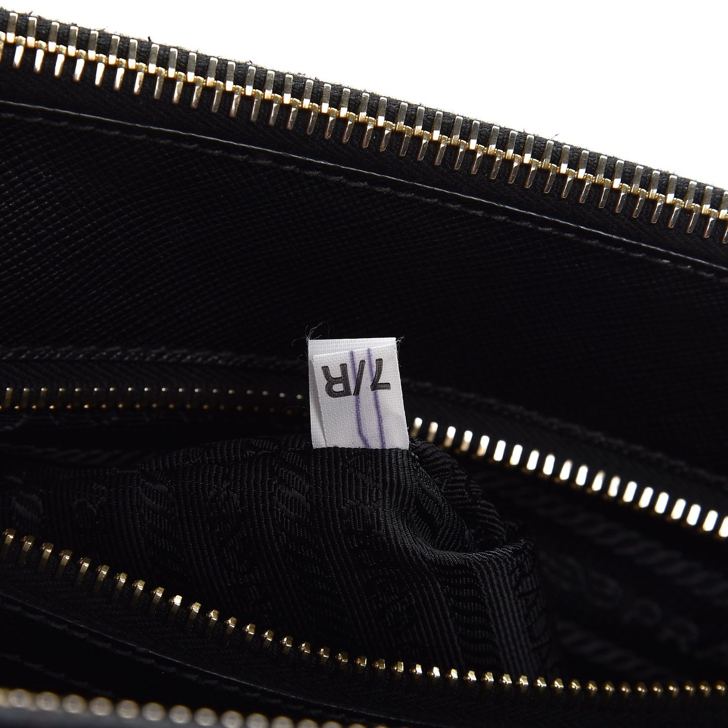 Saffiano Small Galleria Double Zip Tote Black
