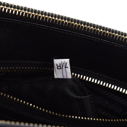 Prada Saffiano Small Galleria Double Zip Tote Black 8 of 8