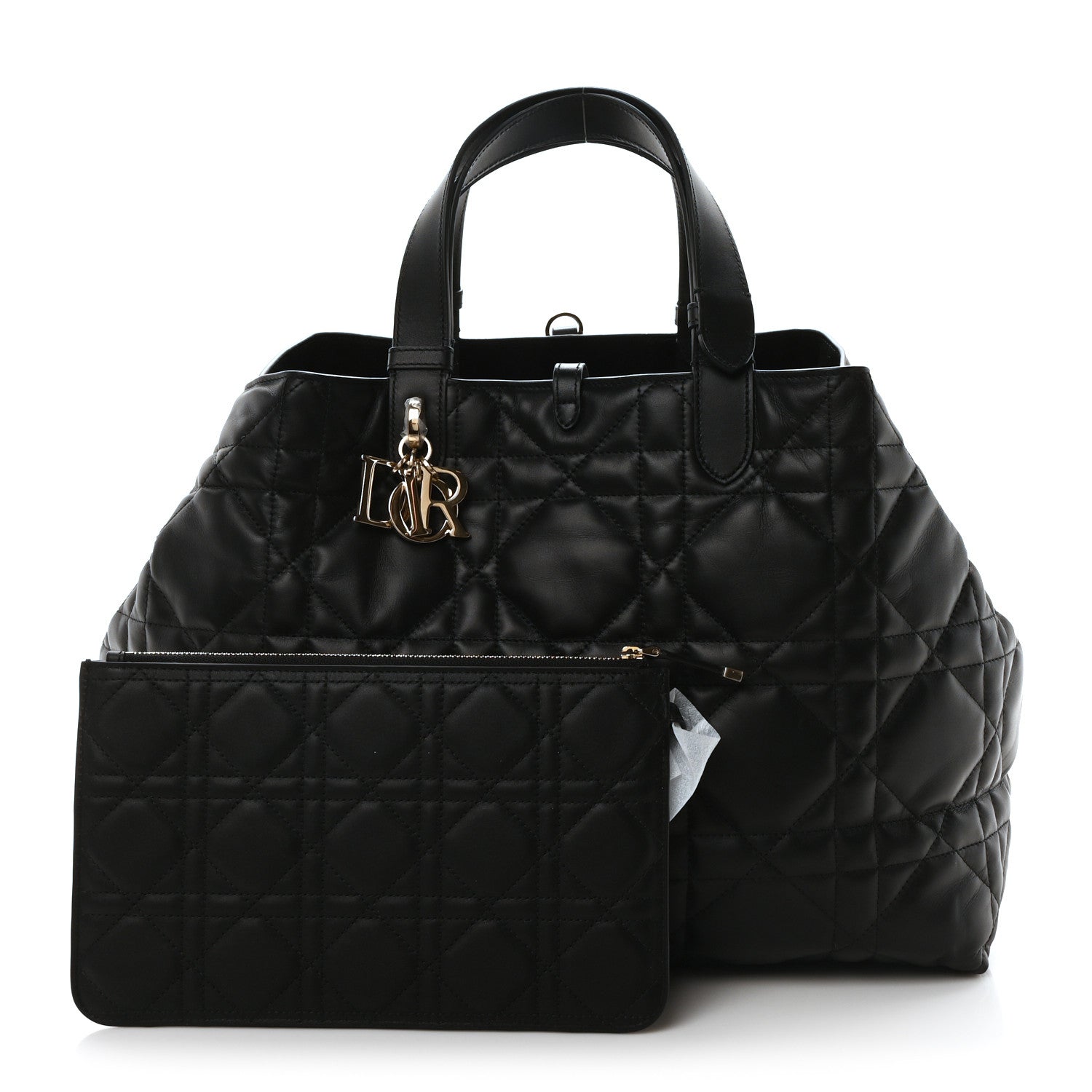 Christian Dior Calfskin Macrocannage Large Toujours Black 3 of 11