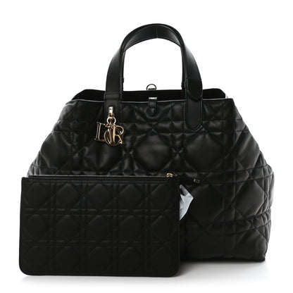 Christian Dior Calfskin Macrocannage Large Toujours Black 3 of 11