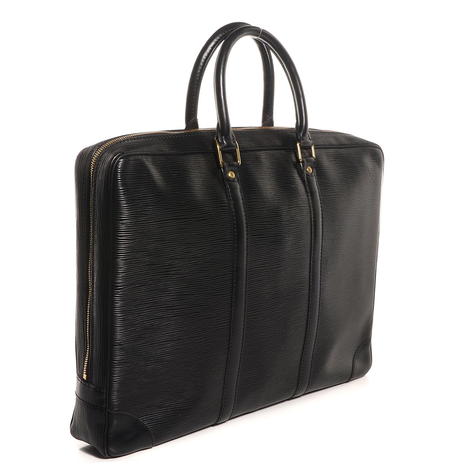 Louis Vuitton Epi Porte-Documents Voyage Briefcase Black 3 of 7