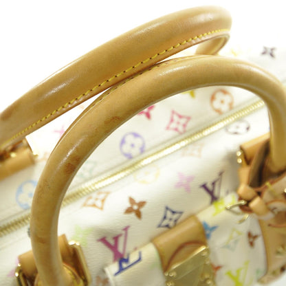 Louis Vuitton Monogram Multicolor Keepall 45 White 6 of 10