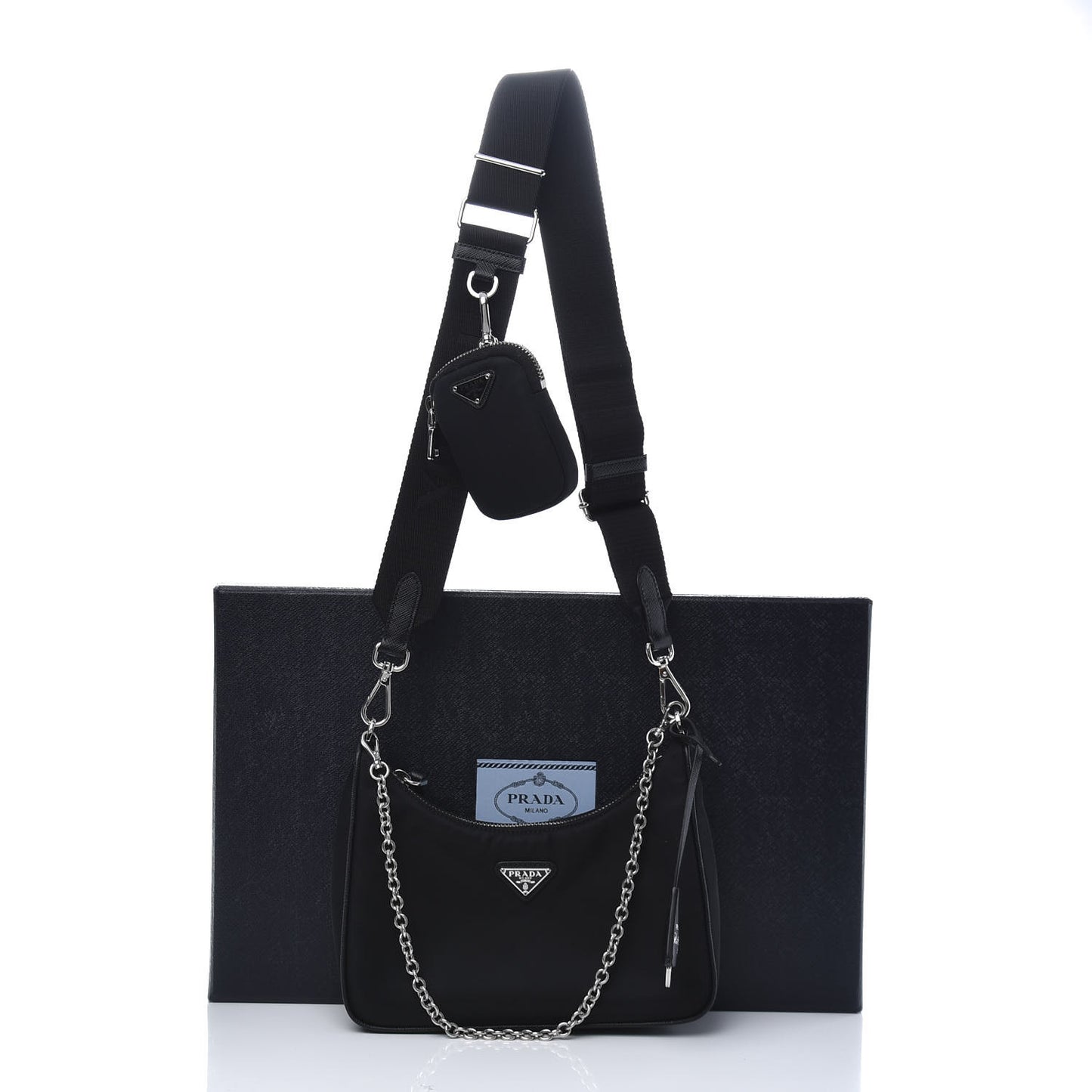 Nylon Re-Edition 2005 Shoulder Bag Black
