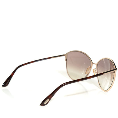 Tom Ford Penelope Vintage Round Sunglasses TF320 Brown 2 of 5