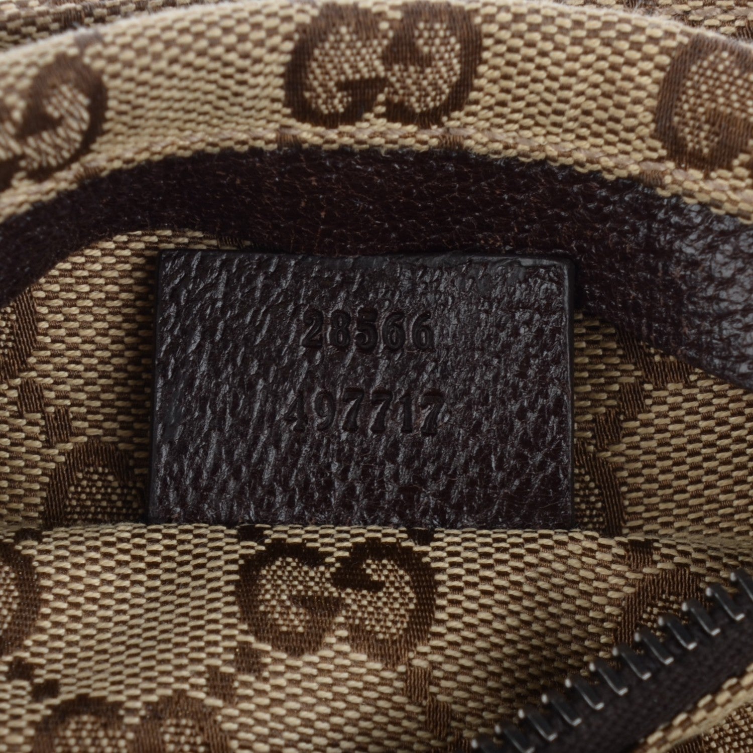 Gucci Monogram Web Belt Bag Dark Brown 6 of 7