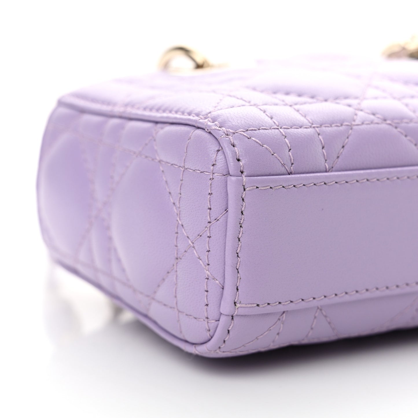 Lambskin Cannage Micro Lady D-Joy Light Purple