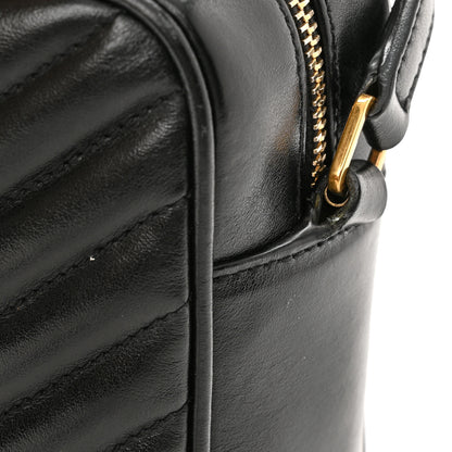Saint Laurent Calfskin Matelasse Monogram Lou Camera Bag Black 13 of 13