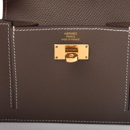 Hermes Epsom Kelly Pocket Compact Wallet Etoupe 6 of 8