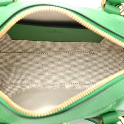 Gucci Calfskin GG Matelasse Mini Bowler Bag Spring Green Natural 5 of 10
