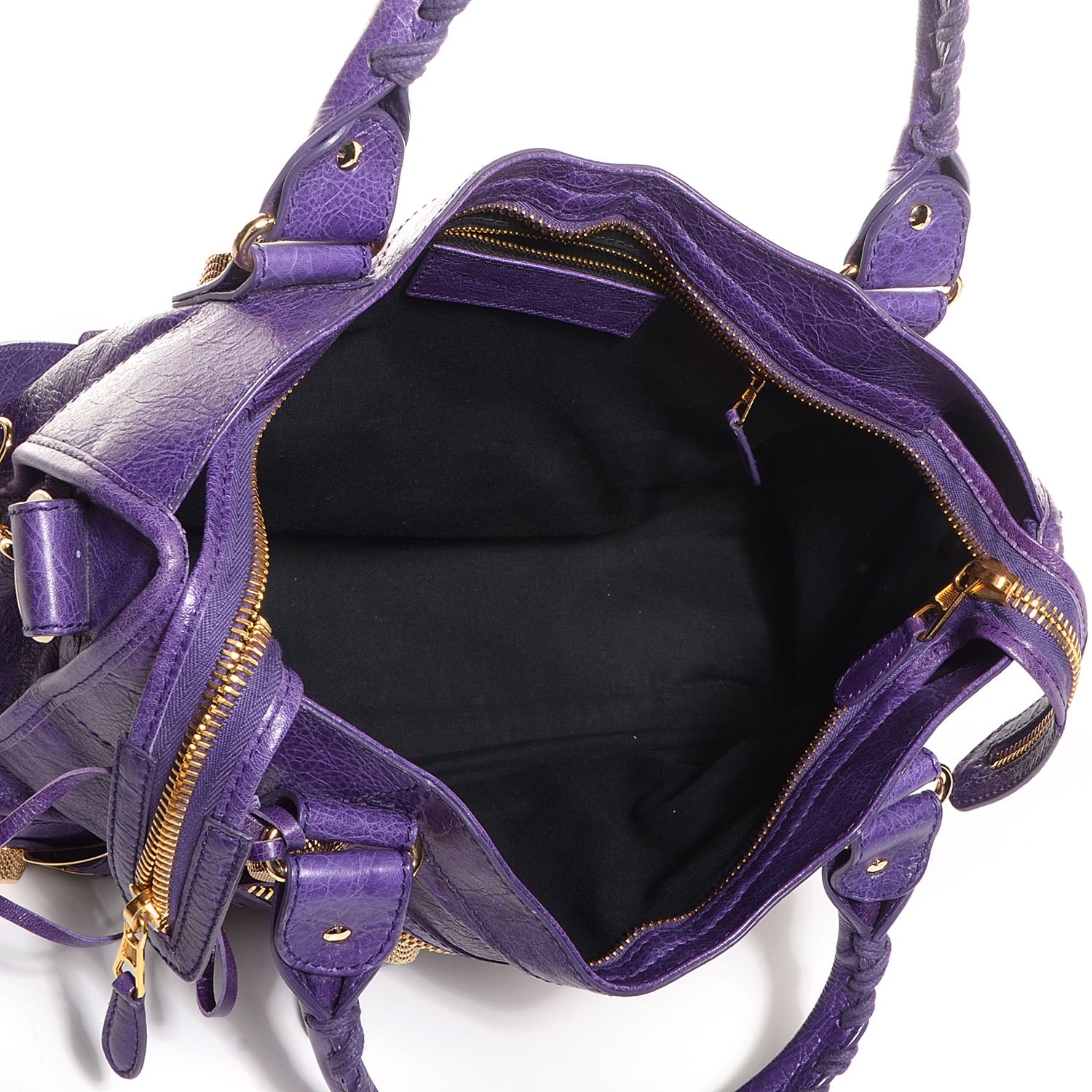 Balenciaga Agneau Giant 21 Gold Hardware City Dark Violet 5 of 12
