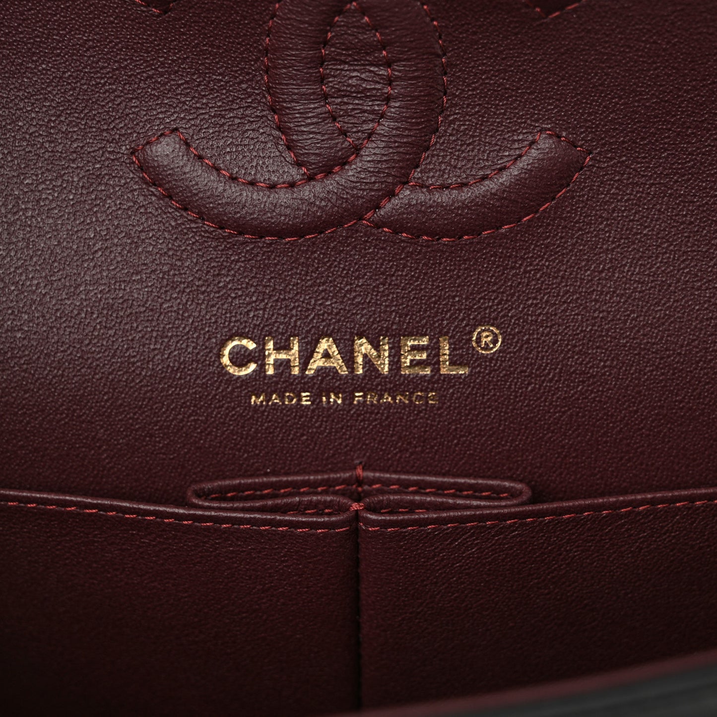 Lambskin Quilted Small Double Flap Black