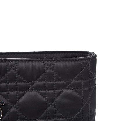Christian Dior Nylon Cannage Tote Black 12 of 13
