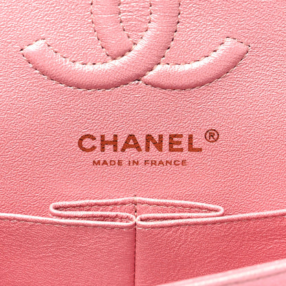 Chanel Iridescent Caviar Quilted Small Double Flap Pink 6 of 11