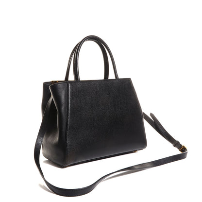 Fendi Vitello Elite Petite 2Jours Tote Black 3 of 10