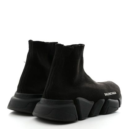 Balenciaga Neoprene Knit Mens Speed Sneakers 7 Black 4 of 8