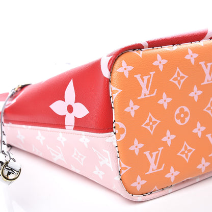 Louis Vuitton Monogram Giant Neverfull MM Rouge 6 of 11