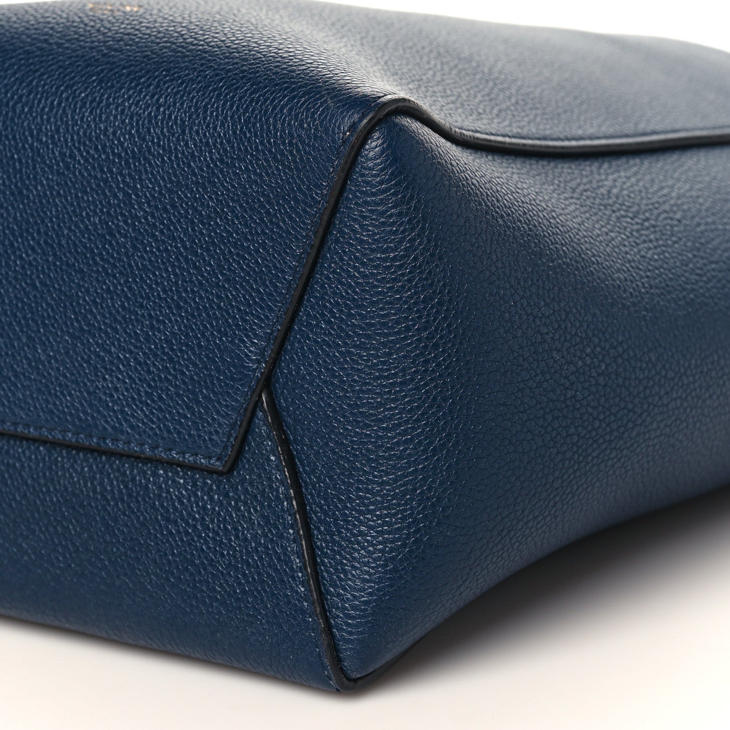 Celine Soft Grained Calfskin Small Sangle Bucket Bag Navy 7 of 8