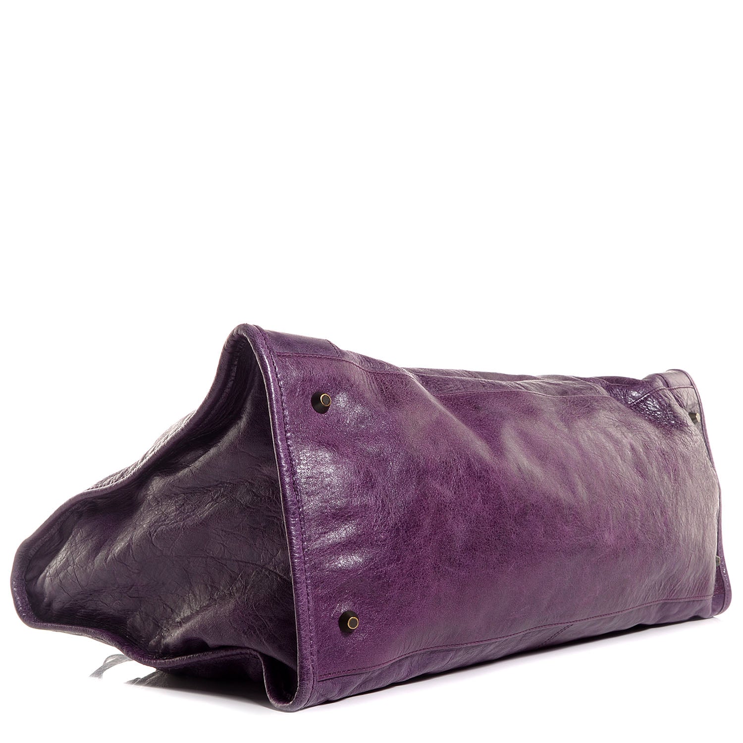Balenciaga Agneau Classic Hardware Work Raisin 3 of 8