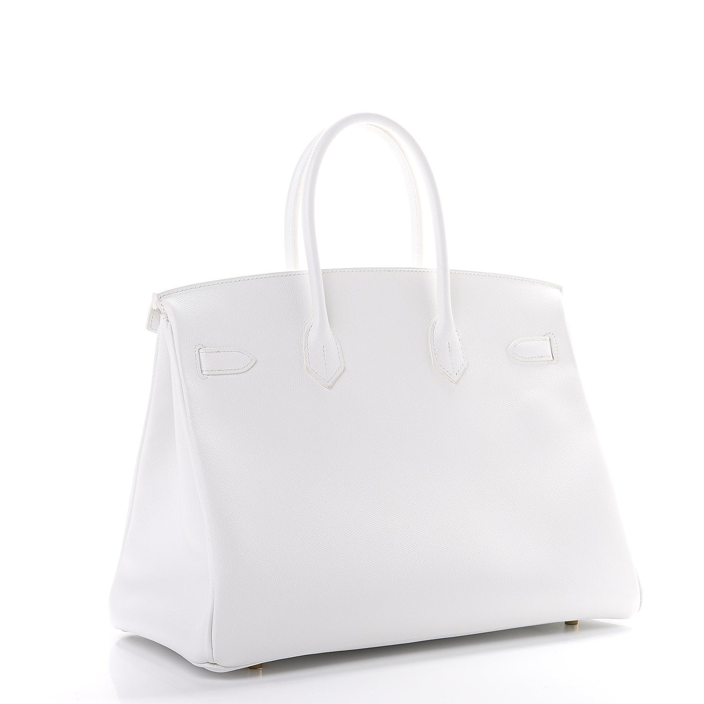 Epsom Birkin 35 White White
