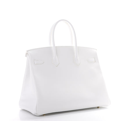 Hermes Epsom Birkin 35 White White 2 of 32