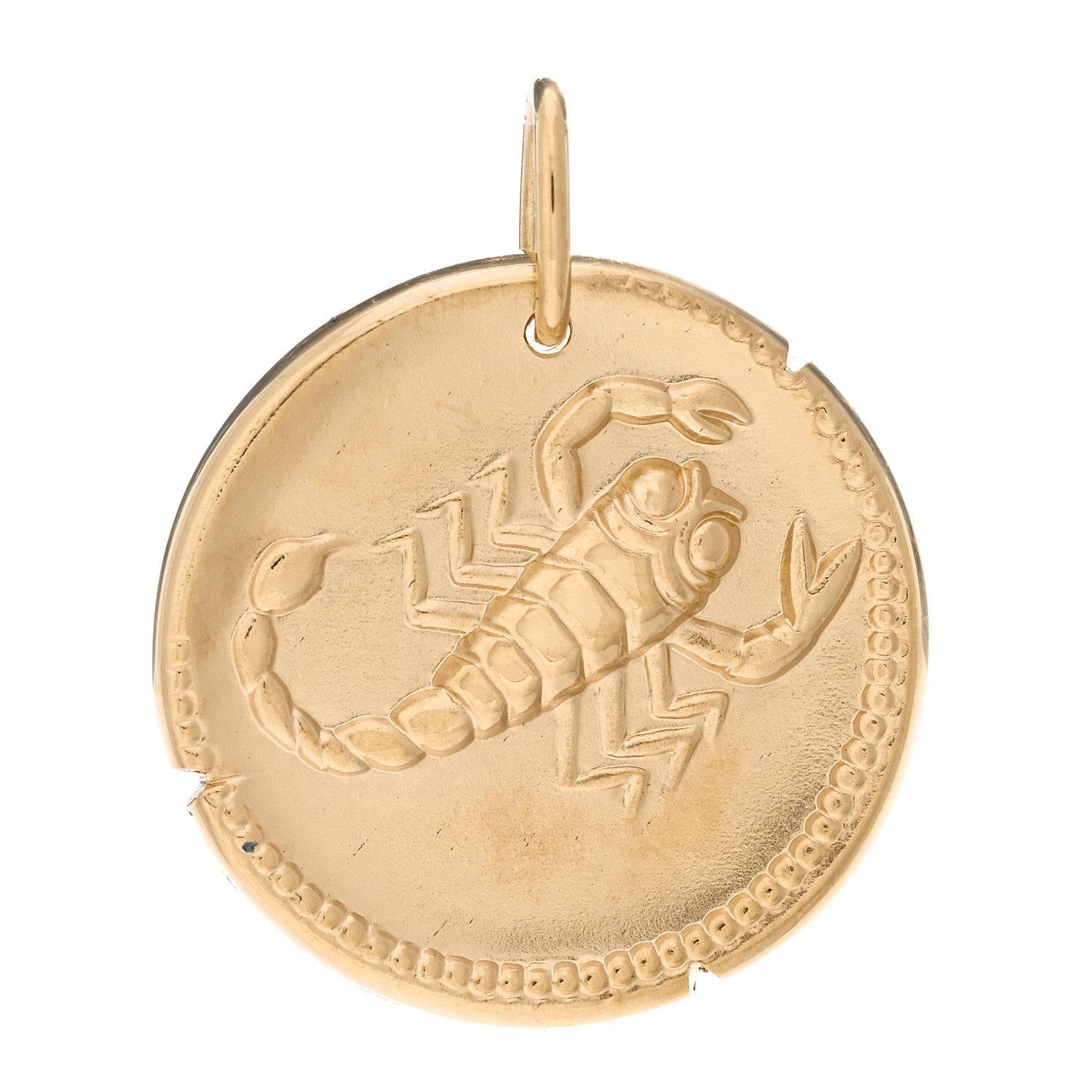 Van Cleef & Arpels 18K Yellow Gold Zodiac Scorpio Pendant 1 of 4