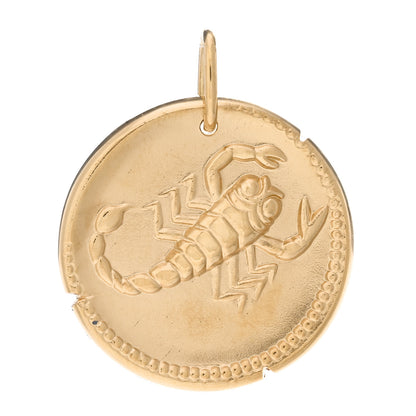 Van Cleef & Arpels 18K Yellow Gold Zodiac Scorpio Pendant 1 of 4