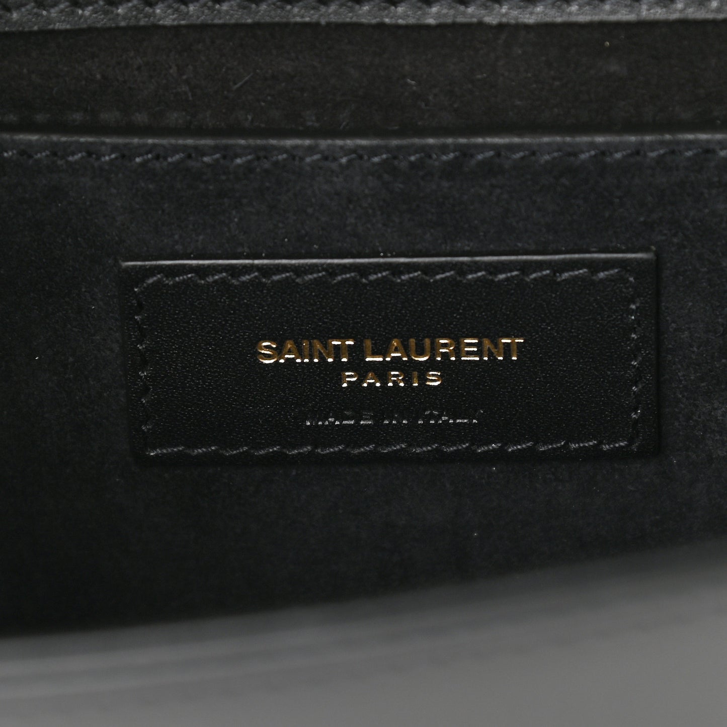 Smooth Calfskin Medium Classic Monogram Kate Tassel Satchel Black
