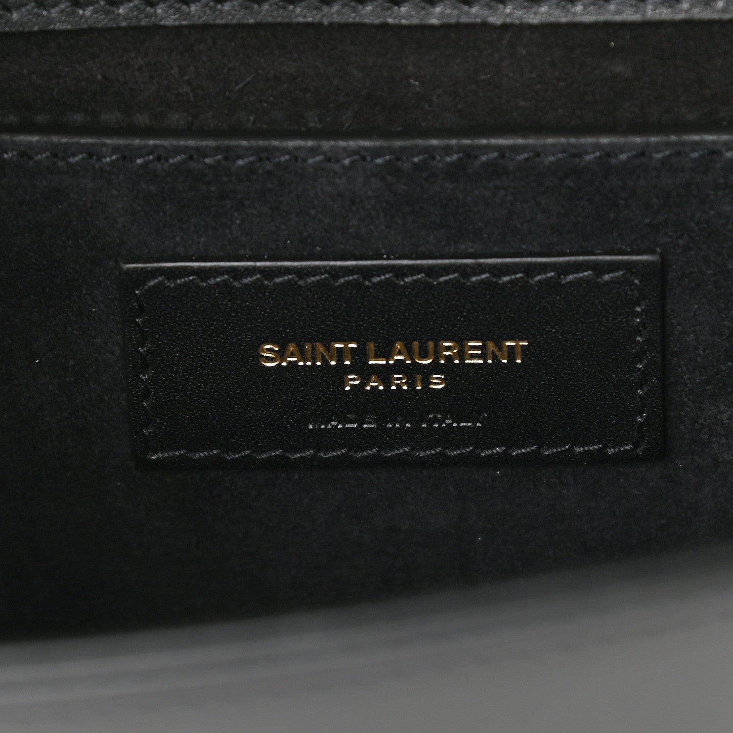 Saint Laurent Smooth Calfskin Medium Classic Monogram Kate Tassel Satchel Black 6 of 8