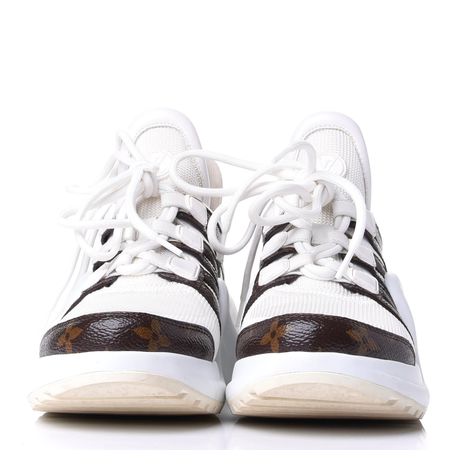 Patent Monogram LV Archlight Sneakers 36 White