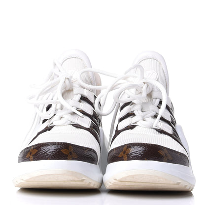 Louis Vuitton Patent Monogram LV Archlight Sneakers 36 White 2 of 11