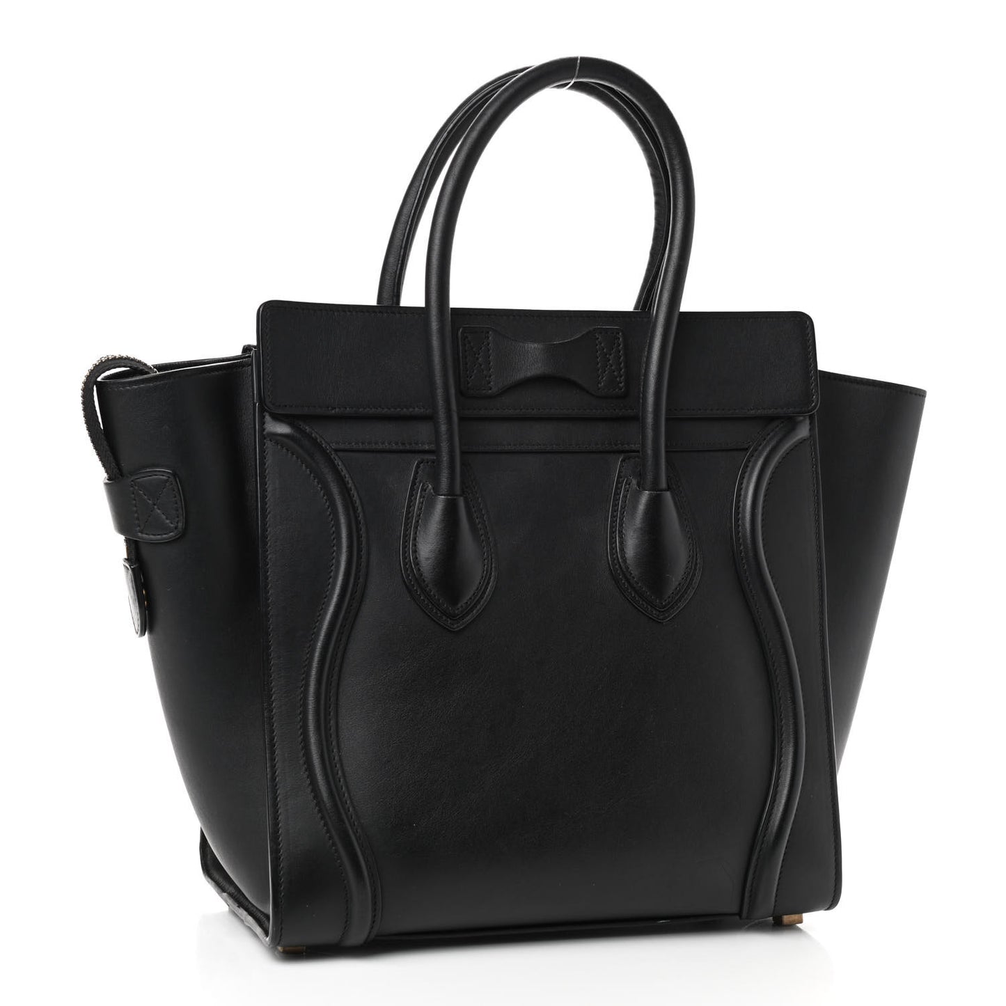 Smooth Calfskin Micro Luggage Black