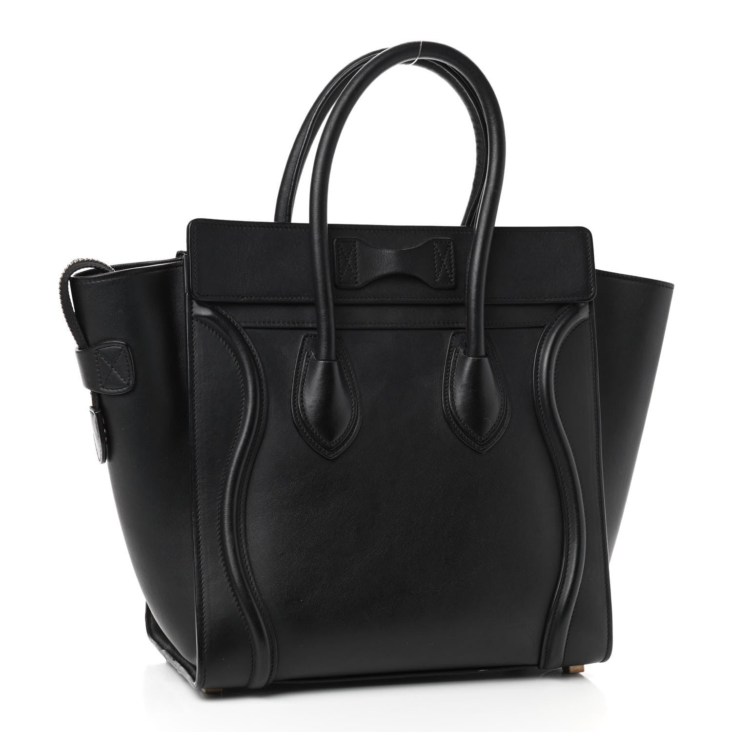 Celine Smooth Calfskin Micro Luggage Black 3 of 11