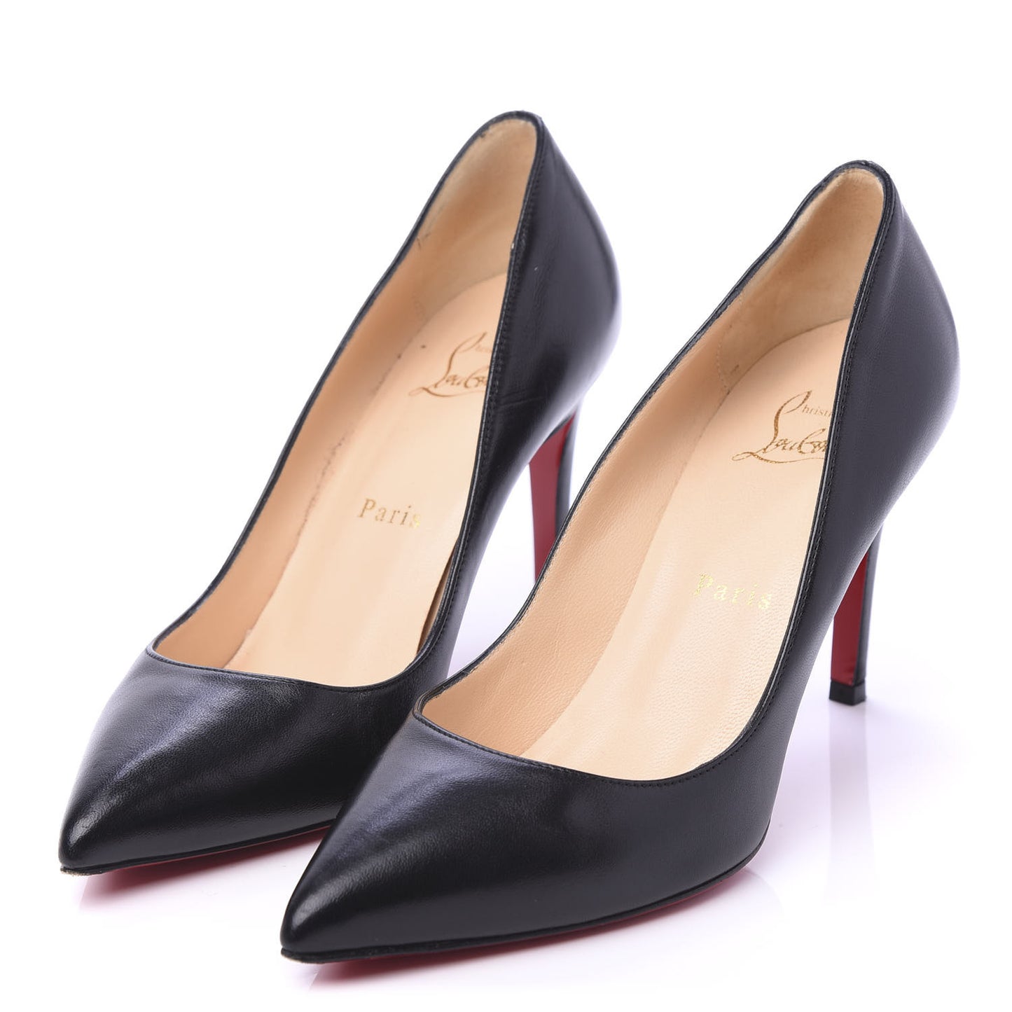 Shiny Nappa Pigalle 85 Pumps 37 Black
