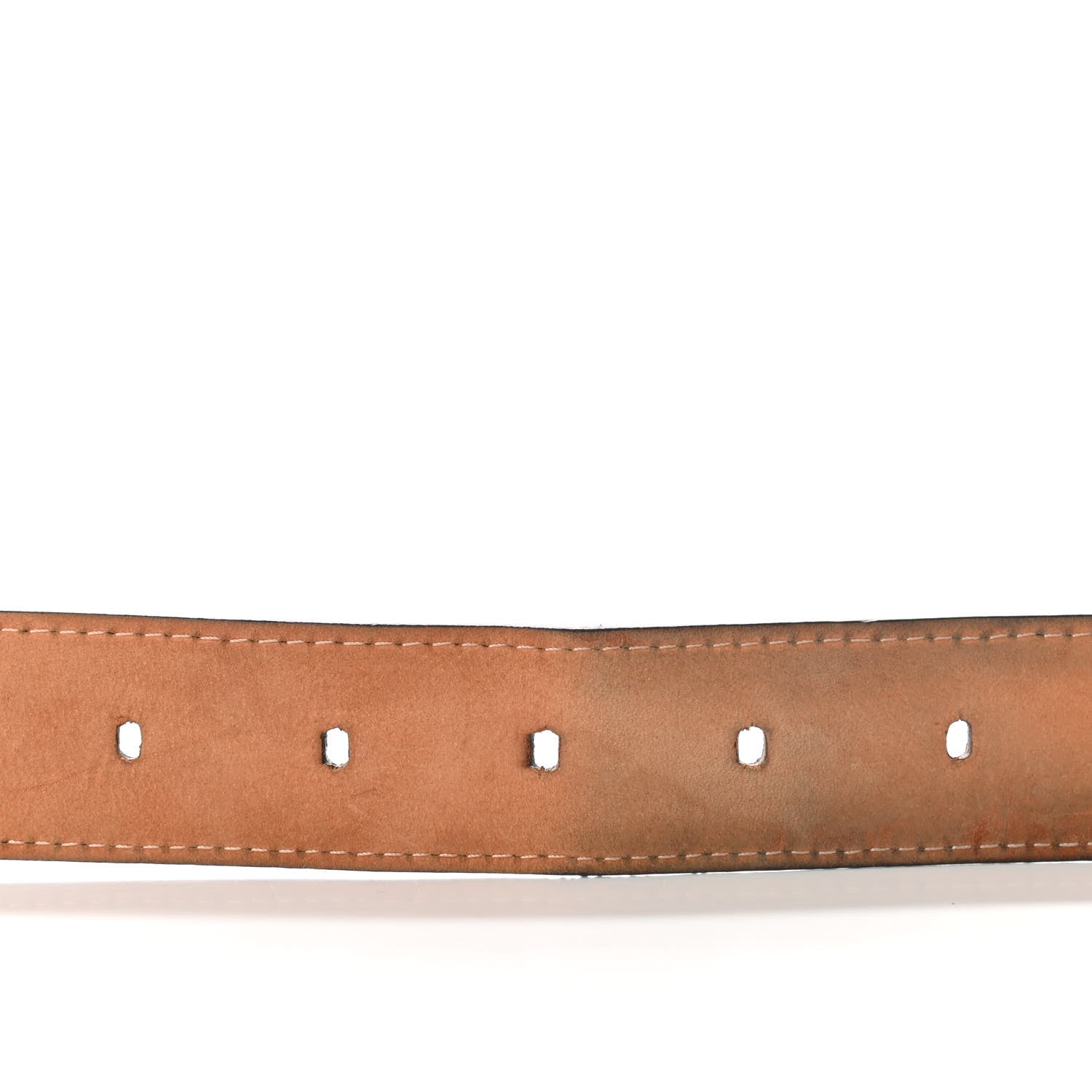 Louis Vuitton Damier Ebene 30mm Ellipse Belt 85 34 7 of 8