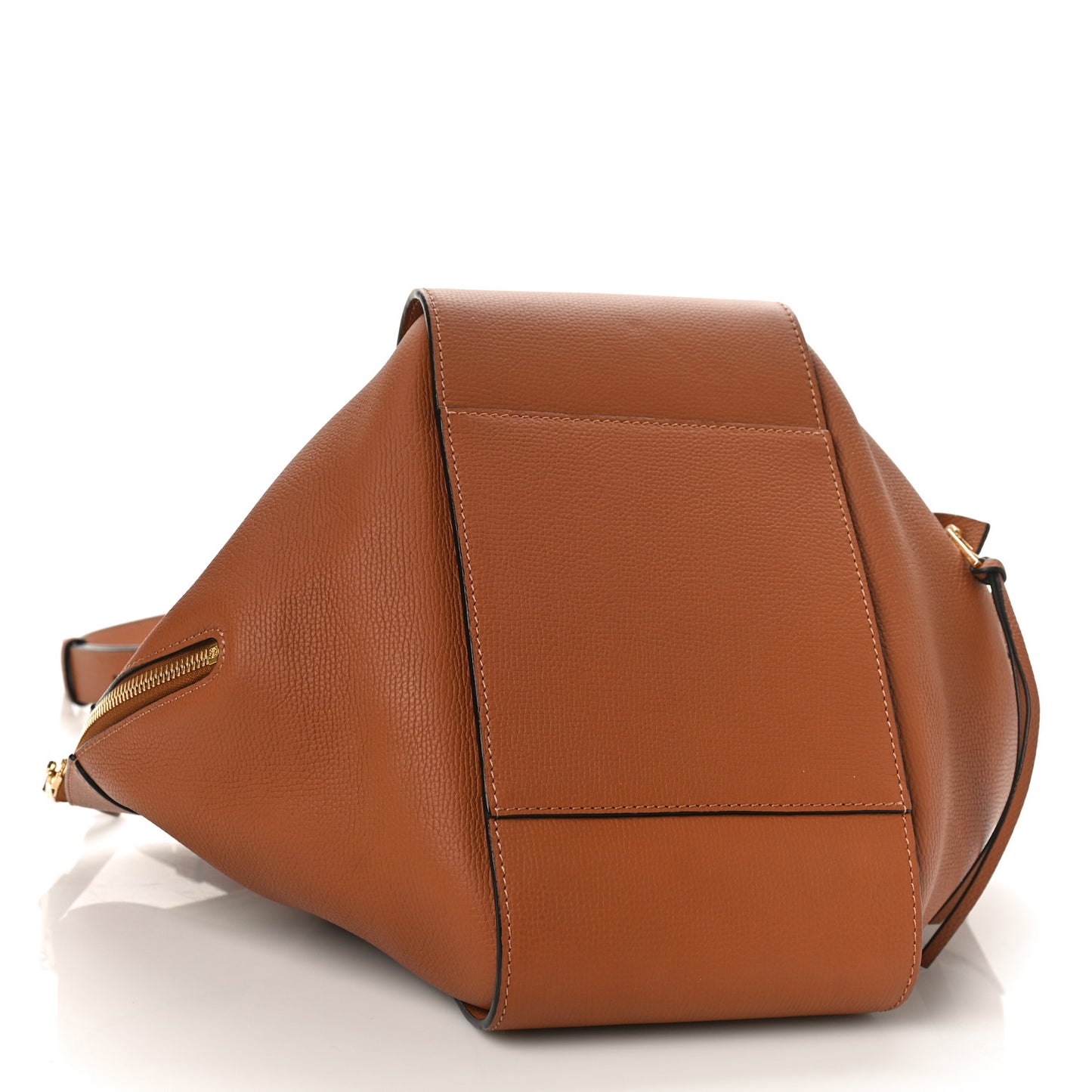 Calfskin Small Hammock Shoulder Bag Tan