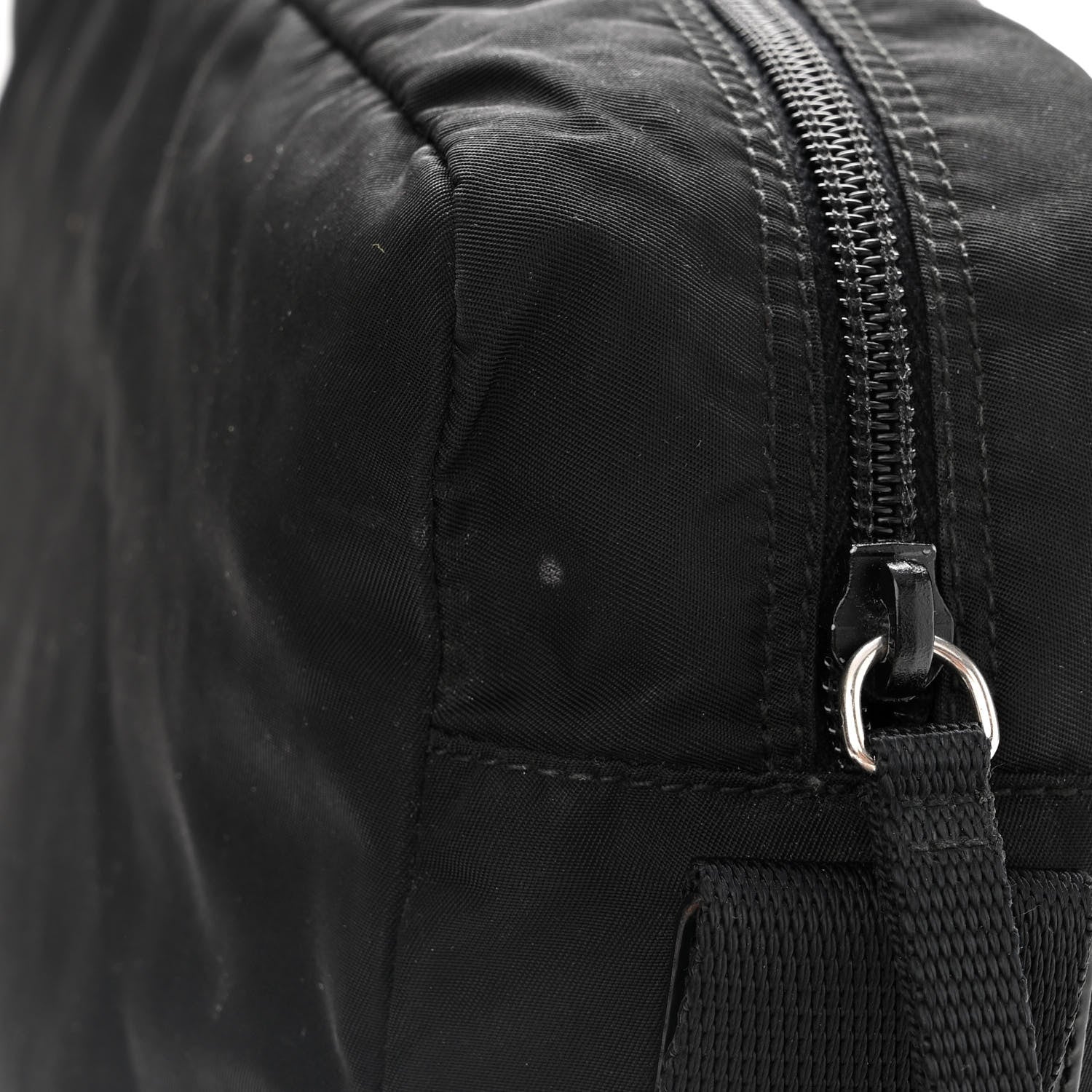 Prada Nylon Tessuto Vela Crossbody Bag Black 14 of 15