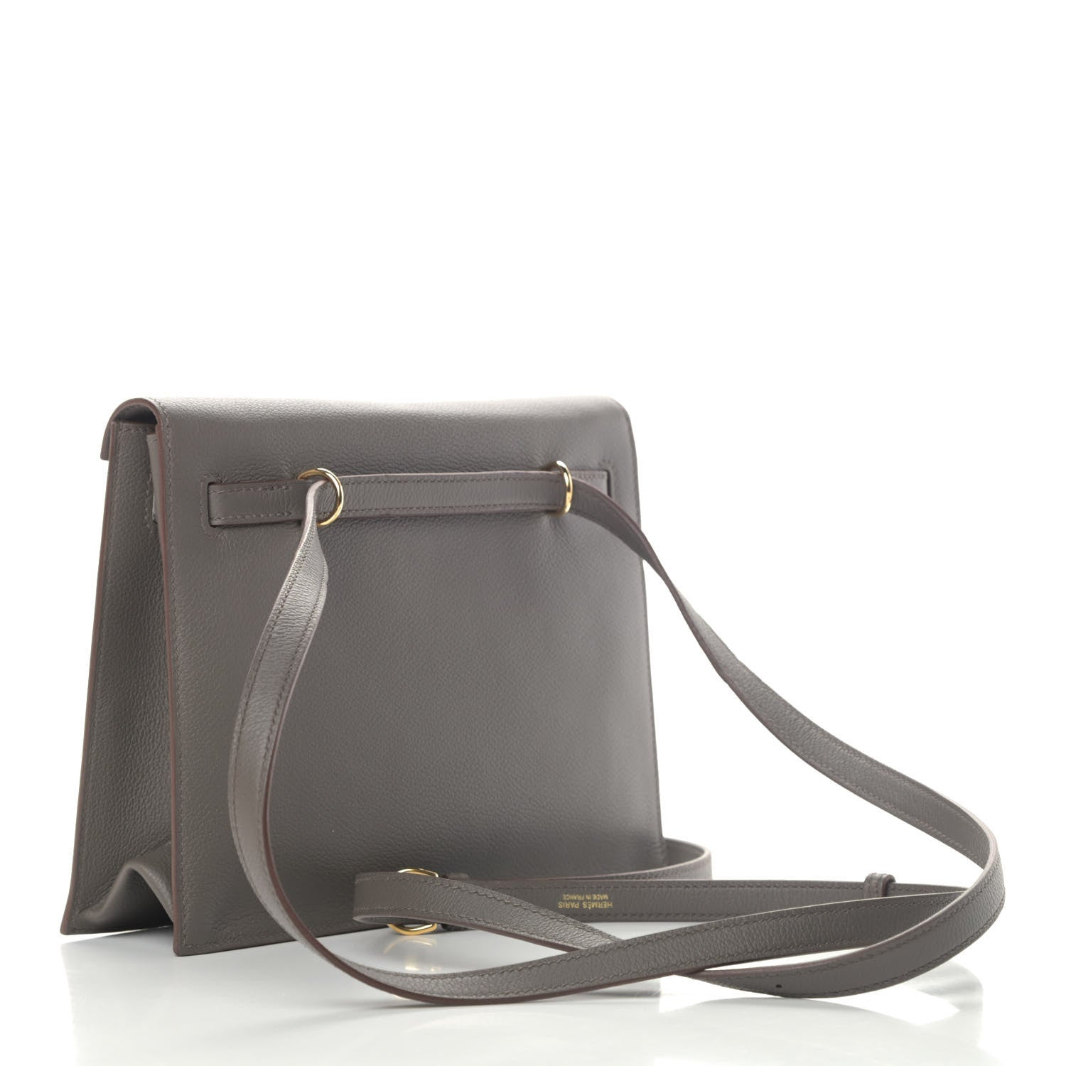 Hermes Evercolor Kelly Danse II Belt Bag Etain 2 of 4
